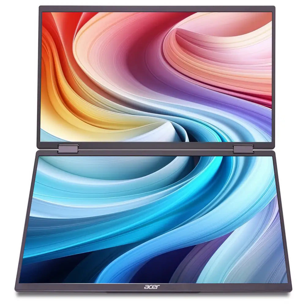 Acer PD163Qbmiuux Computerbildschirm 39,6 cm (15.6") 1920 x 1080 Pixel Double Full HD LED Grau