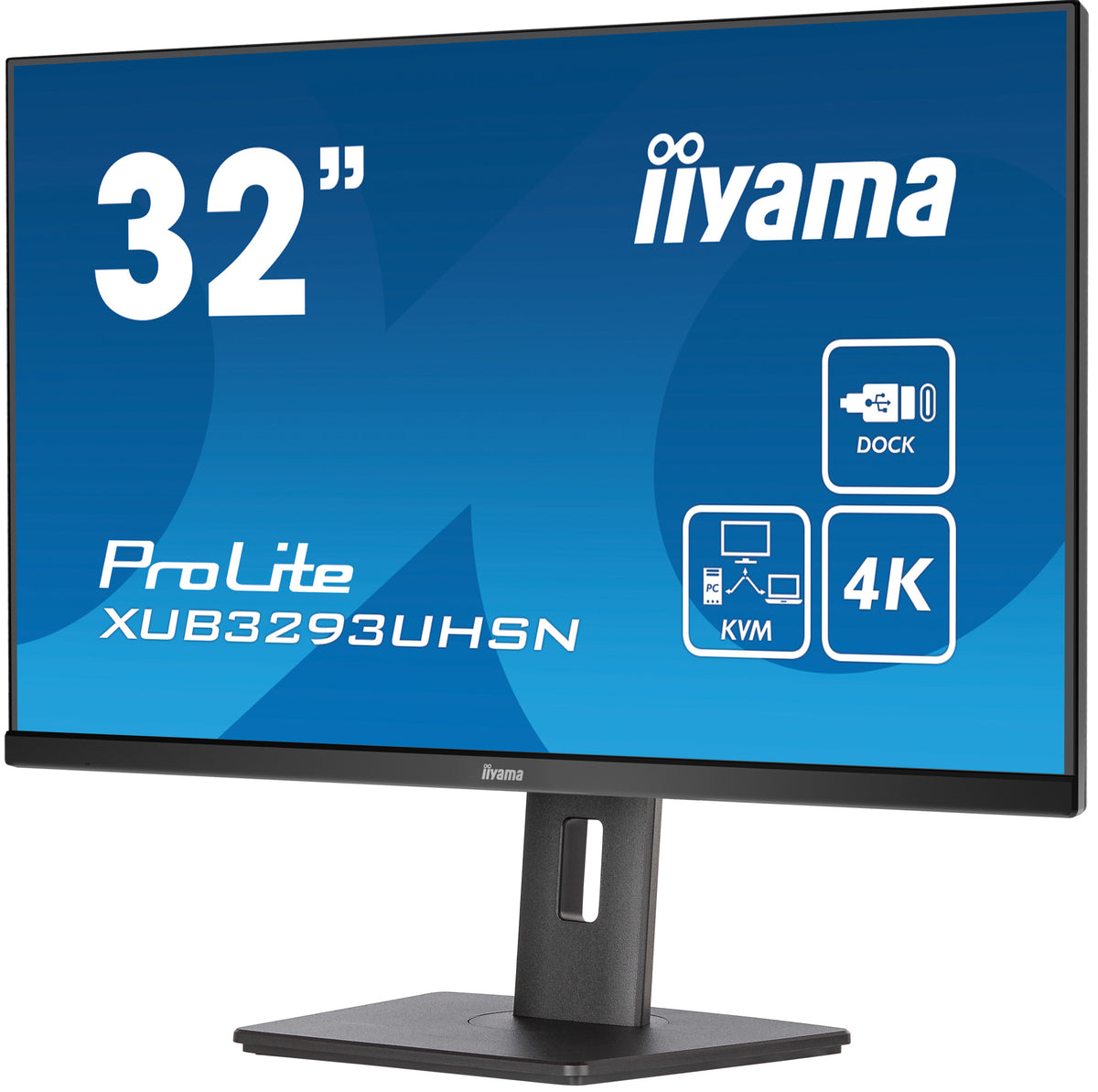 iiyama ProLite XUB3293UHSN-B5 Computerbildschirm 80 cm (31.5") 3840 x 2160 Pixel 4K Ultra HD LCD Schwarz