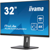 iiyama ProLite XUB3293UHSN-B5 Computerbildschirm 80 cm (31.5") 3840 x 2160 Pixel 4K Ultra HD LCD Schwarz