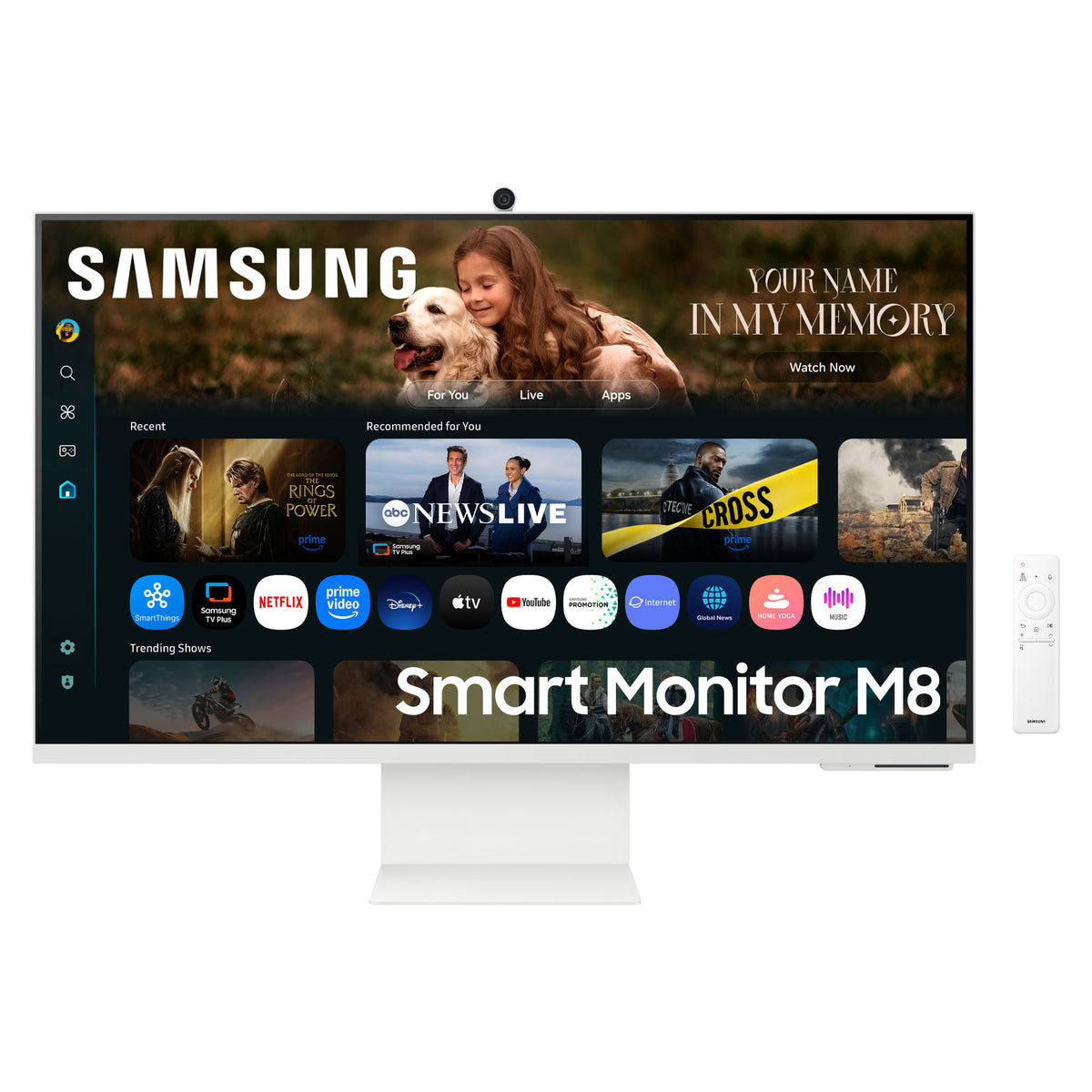 Samsung M8 M80F Computerbildschirm 81,3 cm (32") 3840 x 2160 Pixel 4K Ultra HD LCD Weiß
