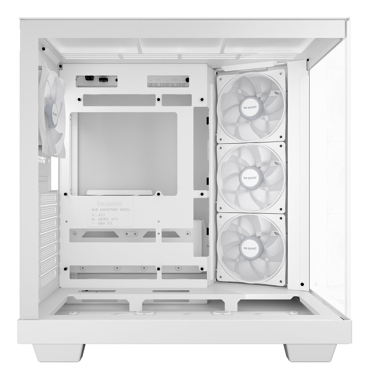be quiet! Light Base 500 LX White Midi Tower Weiß