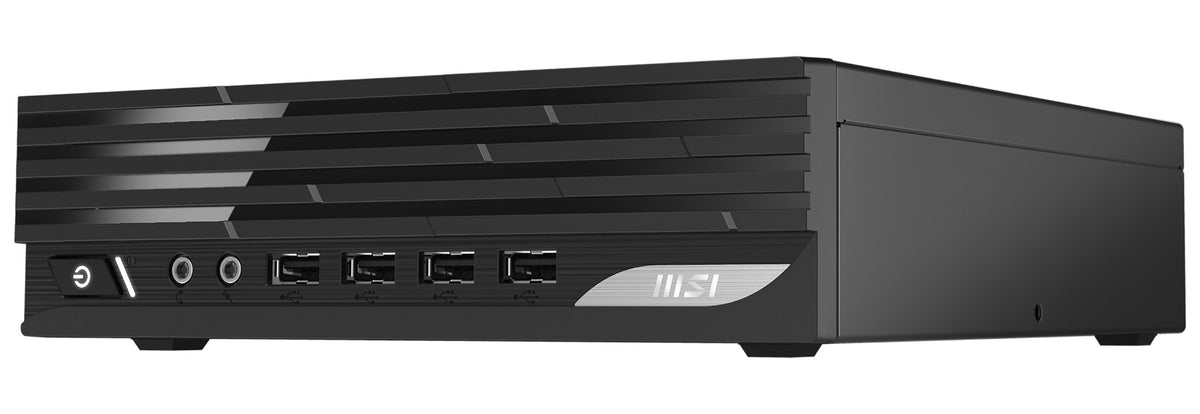 MSI Pro DP21 13M-1070EU PC/Workstation Intel® Core™ i3 i3-13100 8 GB DDR4-SDRAM 256 GB SSD Windows 11 Pro Mini PC Mini-PC Schwarz