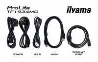 iiyama ProLite TF1934MC-B7X Computerbildschirm 48,3 cm (19") 1280 x 1024 Pixel SXGA LED Touchscreen Schwarz