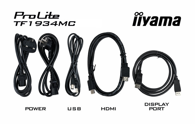 iiyama ProLite TF1934MC-B7X Computerbildschirm 48,3 cm (19") 1280 x 1024 Pixel SXGA LED Touchscreen Schwarz
