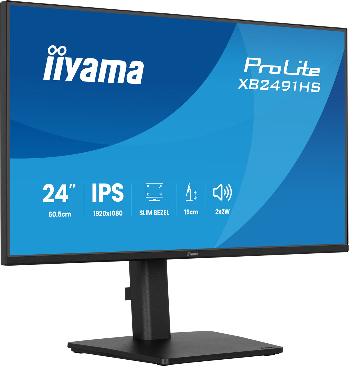 iiyama ProLite XB2491HS-B1 Computerbildschirm 60,5 cm (23.8") 1920 x 1080 Pixel Full HD LCD Schwarz