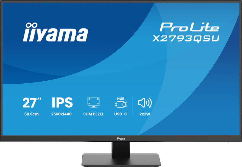 iiyama ProLite X2793QSU-B1 Computerbildschirm 68,6 cm (27") 2560 x 1440 Pixel Quad HD LED Schwarz