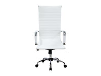 Equip Bürostuhl, Rippenpolster, Hochlehner, weiß