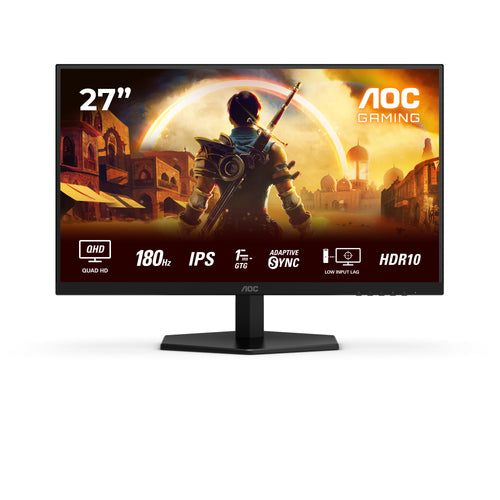 AOC G4 Q27G42XE Computerbildschirm 68,6 cm (27") 2560 x 1440 Pixel Quad HD Schwarz, Rot