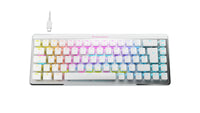 Turtle Beach Vulcan II Mini Air – Optisch-mechanische kabellose Gaming-Tastatur (65%), anpassbare RGB-Beleuchtung, abnehmbares Kabel, Smart Keys, Aluminiumplatte – Weiß