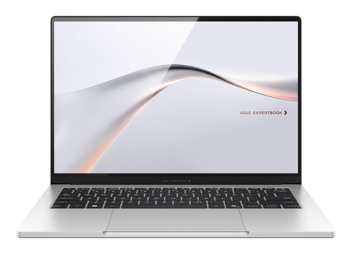 ASUS ExpertBook A7406CMA-U90152X Intel Core 7 350 Laptop 35,6 cm (14") WQXGA+ 16 GB LPDDR5x-SDRAM 512 GB SSD Wi-Fi 6E (802.11ax) Windows 11 Pro Silber QWERTZ Deutsch