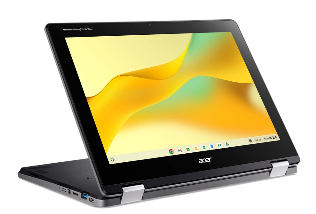 Acer Chromebook R856LT-TCO-C2NK N100 30,5 cm (12") Touchscreen HD+ 8 GB LPDDR5-SDRAM 64 GB eMMC Wi-Fi 6E (802.11ax) ChromeOS Schwarz QWERTZ Deutsch