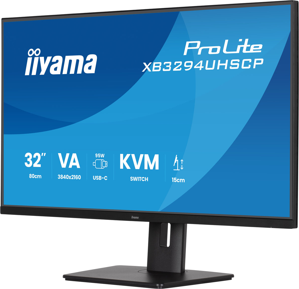 iiyama ProLite XB3294UHSCP-B1 Computerbildschirm 80 cm (31.5") 3840 x 2160 Pixel 4K Ultra HD Schwarz