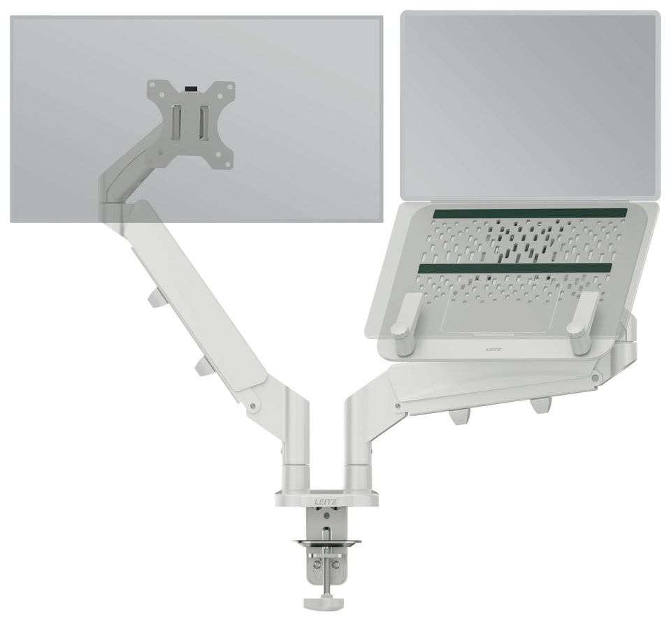 Leitz 65380085 Support de bureau pour écran plat 81,3 cm (32") Bureau/Banc Gris