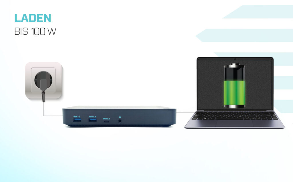 i-tec USB 3.0/USB-C/Thunderbolt, 3x Display Docking Station + Power Delivery 100W