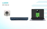 i-tec USB 3.0/USB-C/Thunderbolt, 3x Display Docking Station + Power Delivery 100W