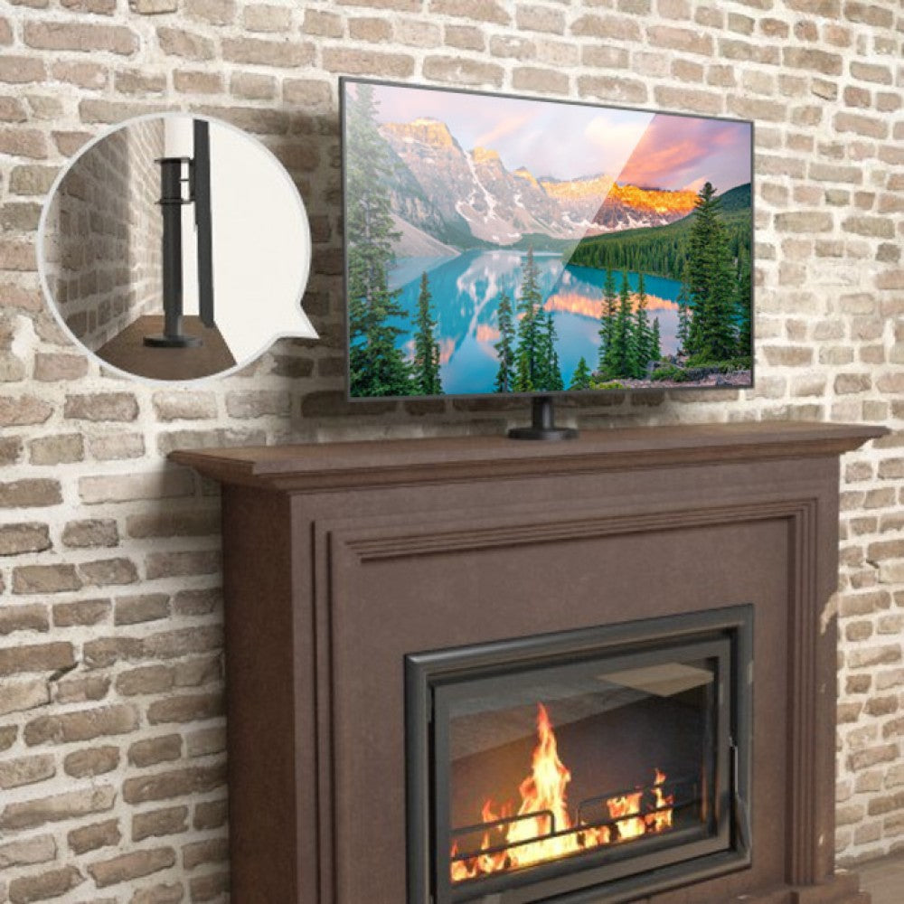 Techly ICA-LCD 316S Flachbildschirm-Tischhalterung 109,2 cm (43") Tisch/Bank Schwarz