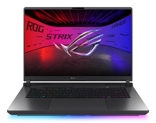 ASUS ROG Strix G16 G615LW-S5006W Intel Core Ultra 9 275HX Laptop 40,6 cm (16") WQXGA 32 GB DDR5-SDRAM 2 TB SSD NVIDIA GeForce RTX 5080 Wi-Fi 7 (802.11be) Windows 11 Home Deutsch Grün, Grau