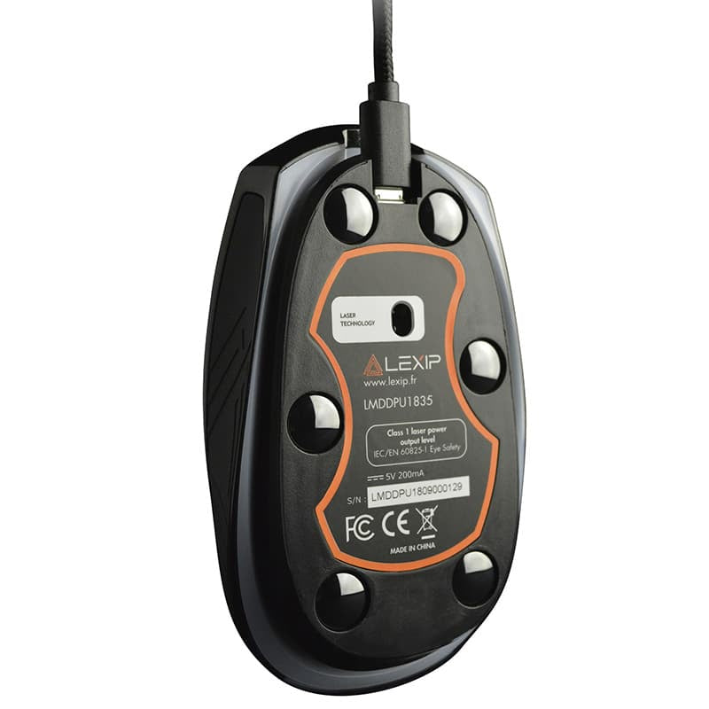 Lexip JVAPCM00430 Maus Gaming rechts USB Typ-A Laser 12000 DPI