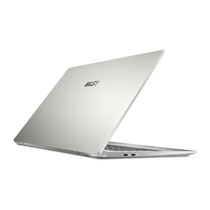 MSI Prestige A16 Al+A3HMG-036 AMD Ryzen AI 9 365 Laptop 40,6 cm (16") Quad HD+ 32 GB LPDDR5x-SDRAM 1 TB SSD Wi-Fi 7 (802.11be) Windows 11 Home Silber