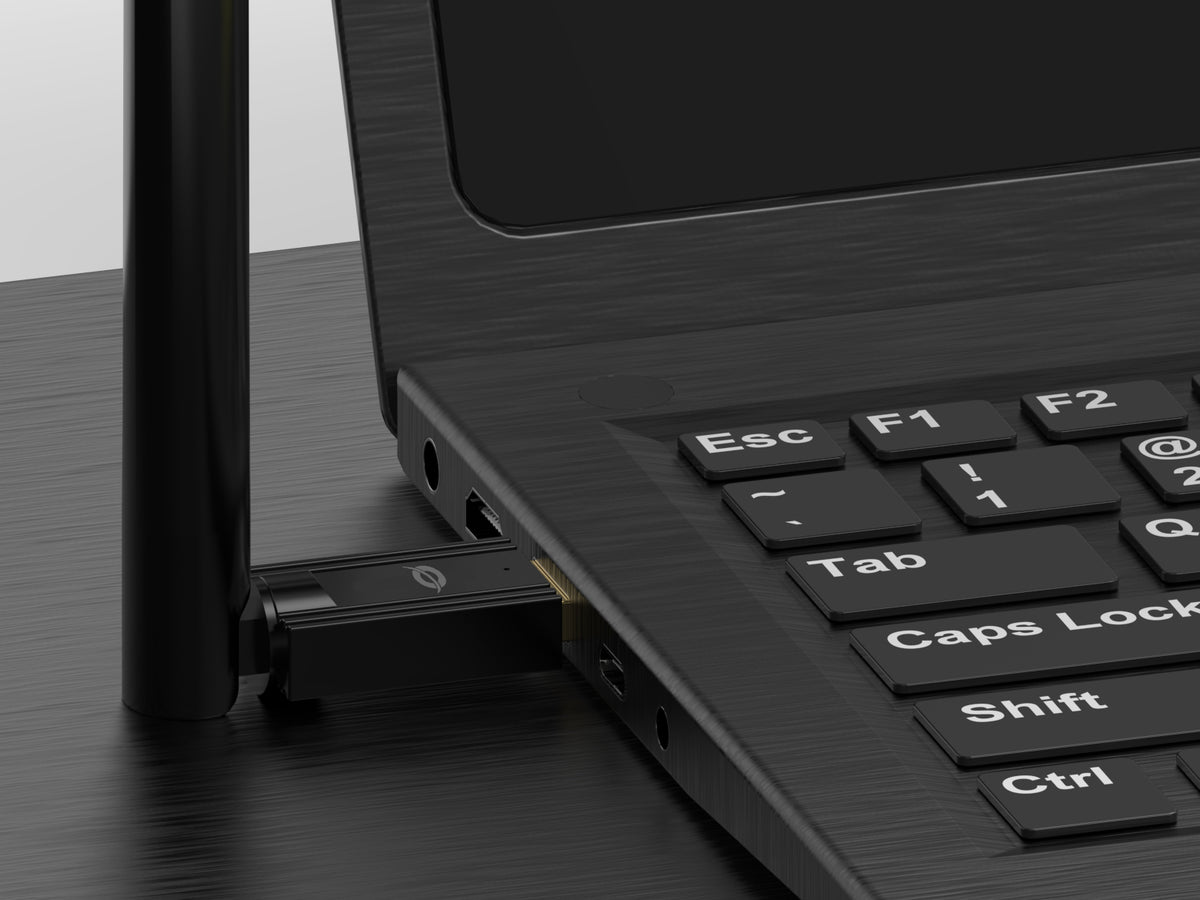 Conceptronic ABBY17B USB-Bluetooth 5.3-Adapter mit externer Antenne und hoher Reichweite