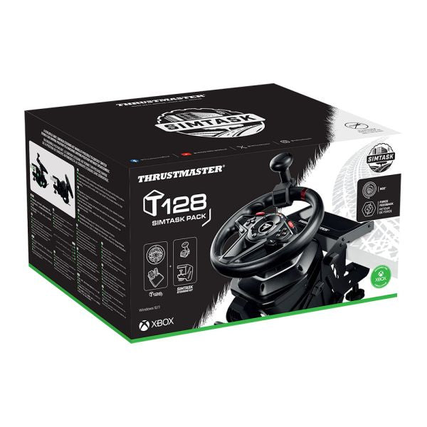 Thrustmaster T128 Schwarz USB Lenkrad + Pedale Analog PC, Xbox One, Xbox Series S, Xbox Series X