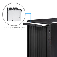 Chieftec Midi Tower BS-20B-OP, Schwarz o.NT
