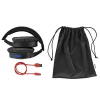 Hama 00184160 Kopfhörer & Headset Verkabelt & Kabellos Kopfband Anrufe/Musik USB Typ-C Bluetooth Schwarz, Blau