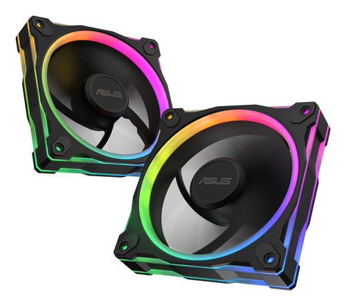 120mm ASUS PRIME MR120 ARGB Reverse Gehäuselüfter schwarz, 120 mm, PWM