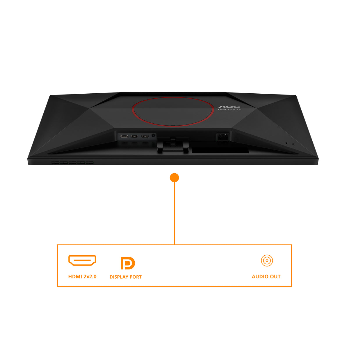 AOC G4 Q27G42XNE Computerbildschirm 68,6 cm (27") 2560 x 1440 Pixel Quad HD LED Schwarz, Rot