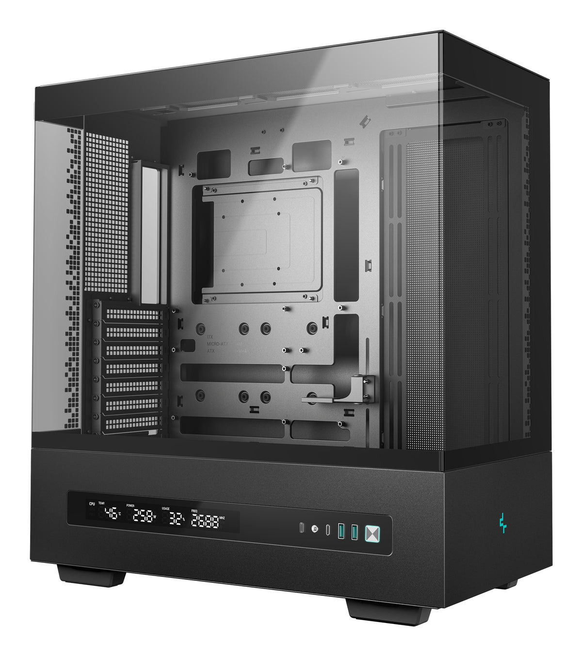 DeepCool CH690 DIGITAL Tower Schwarz