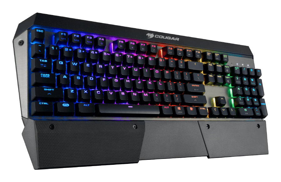 COUGAR Gaming Tastatur Attack X3 RGB, Mechanisch, Cherry MX Silber