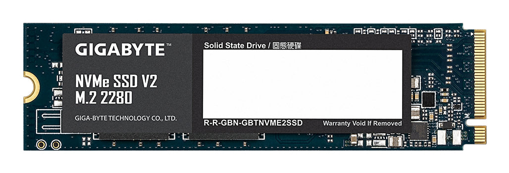 GIGABYTE G3NVMEV2256G Disque SSD interne 256 Go M.2 PCI Express 3.0 NVMe 3D TLC NAND