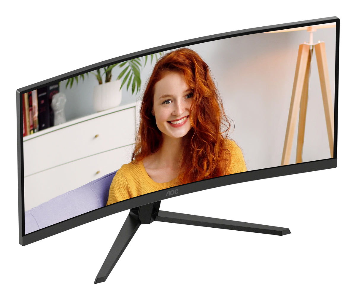 AOC B3 CU34B3E Computerbildschirm 86,4 cm (34") 3440 x 1440 Pixel Wide Quad HD LED Schwarz