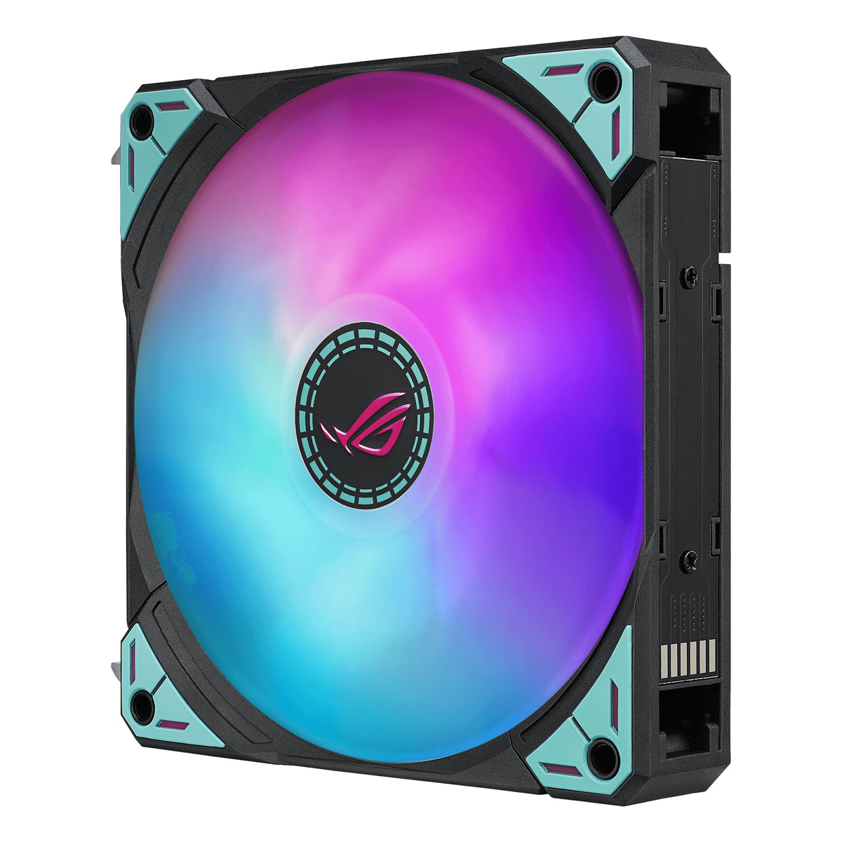 ASUS ROG RYUO IV 360 ARGB Hatsune Miku Edition Prozessor All-in-One-Flüssigkeitskühler 12 cm Schwarz, Türkis