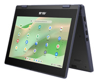 ASUS Chromebook CR11 Flip CR1104FTA-NS0404 Intel® N N150 29,5 cm (11.6") Touchscreen HD 8 GB LPDDR5-SDRAM 64 GB eMMC Wi-Fi 6 (802.11ax) ChromeOS Grau Schweiz