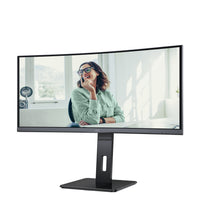 AOC CU34P3CV Computerbildschirm 86,4 cm (34") 3440 x 1440 Pixel UltraWide Quad HD LED Schwarz