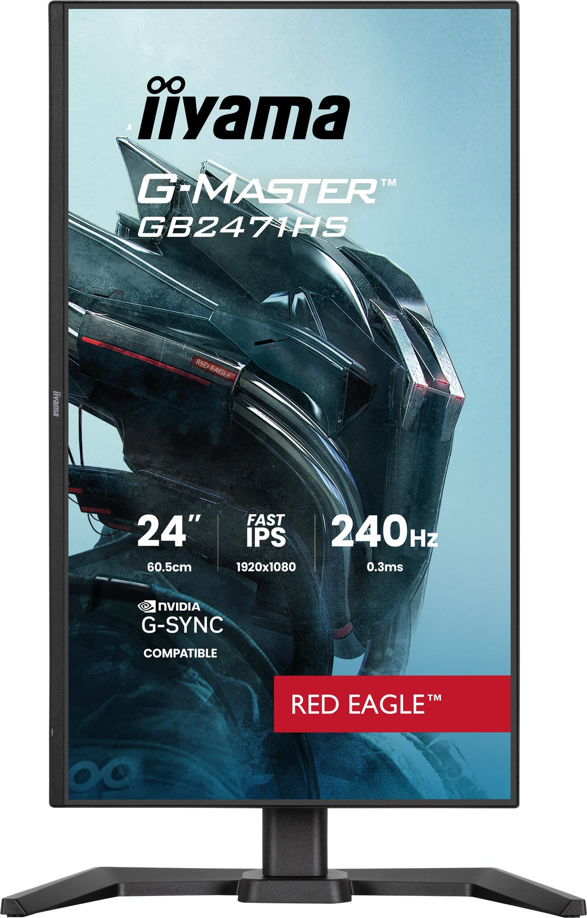 iiyama G-MASTER GB2471HS-B1 Computerbildschirm 60,5 cm (23.8") 1920 x 1080 Pixel Full HD Schwarz