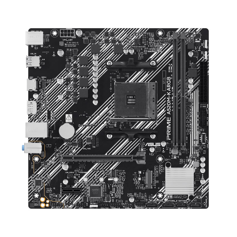 ASUS PRIME A520M-K ARGB AMD A520 Sockel AM4 micro ATX