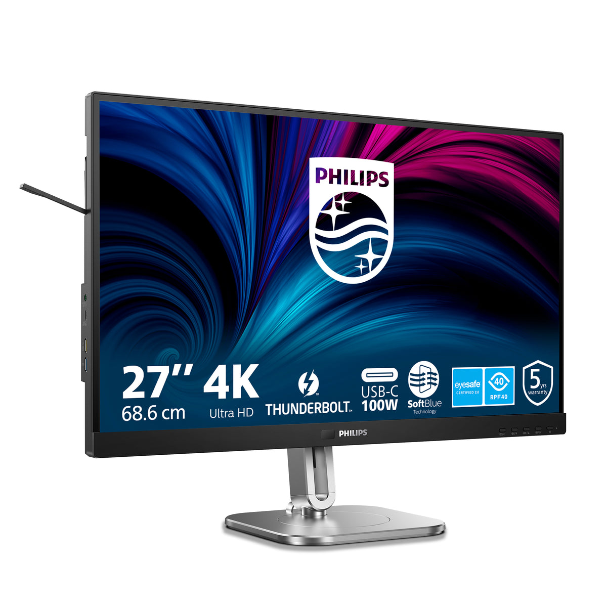 Philips 6000 series 27B2U6903/00 Computerbildschirm 68,6 cm (27") 3840 x 2160 Pixel 4K Ultra HD LED Anthrazit