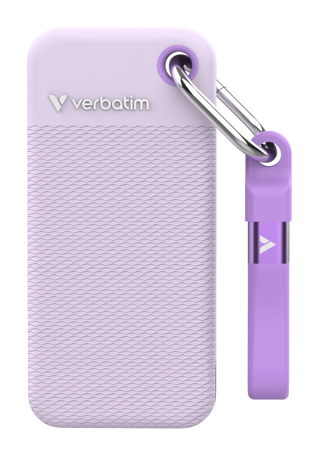 Verbatim Pocket SSD 2 TB USB Typ-C 3.2 Gen 2 (3.1 Gen 2) Violett