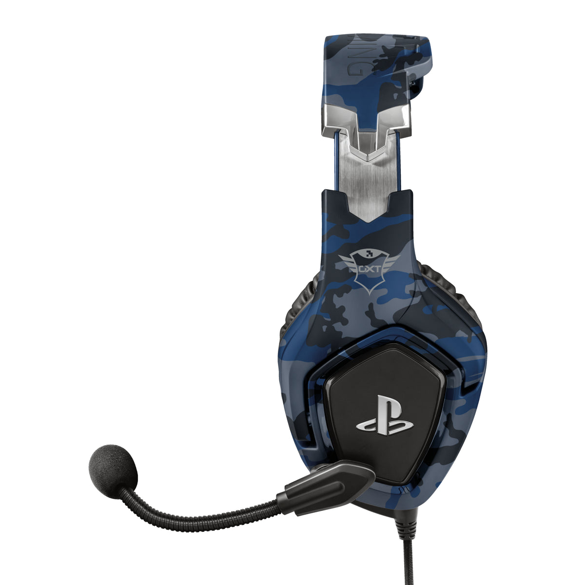 Trust GXT 488 Forze PS4 Kopfhörer Kabelgebunden Kopfband Gaming Schwarz, Blau