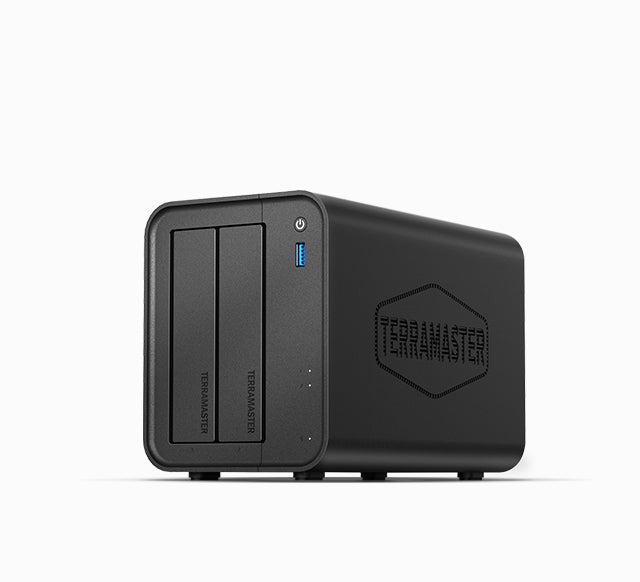 TerraMaster F2-425 NAS & Speicherserver Desktop Intel® Celeron® N5095 4 GB DDR4 0 TB Schwarz