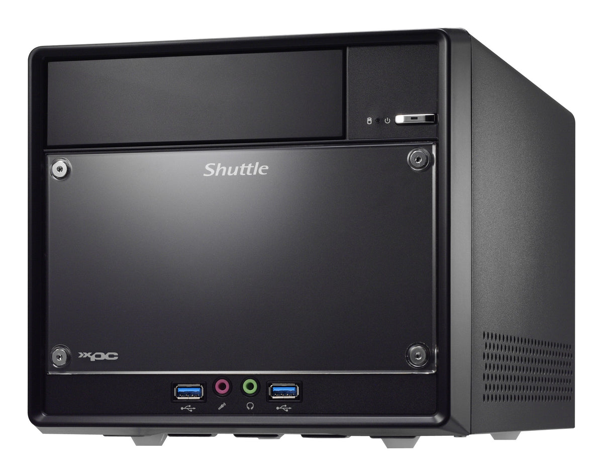 Shuttle XPC cube Barebone SH610R4 - S1700, Intel H610, 1x PCIe X16, 1x PCIe X1, 1x LAN,1x HDMI, 2x DP, 1x VGA 2x 3.5"