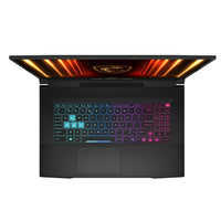 MSI Katana 17 HX B14WEK-008FR Intel® Core™ i7 i7-14650HX Laptop 43,9 cm (17.3") Quad HD 16 GB DDR5-SDRAM 512 GB SSD NVIDIA GeForce RTX 5050 Wi-Fi 6E (802.11ax) Windows 11 Home Schwarz AZERTY Französisch
