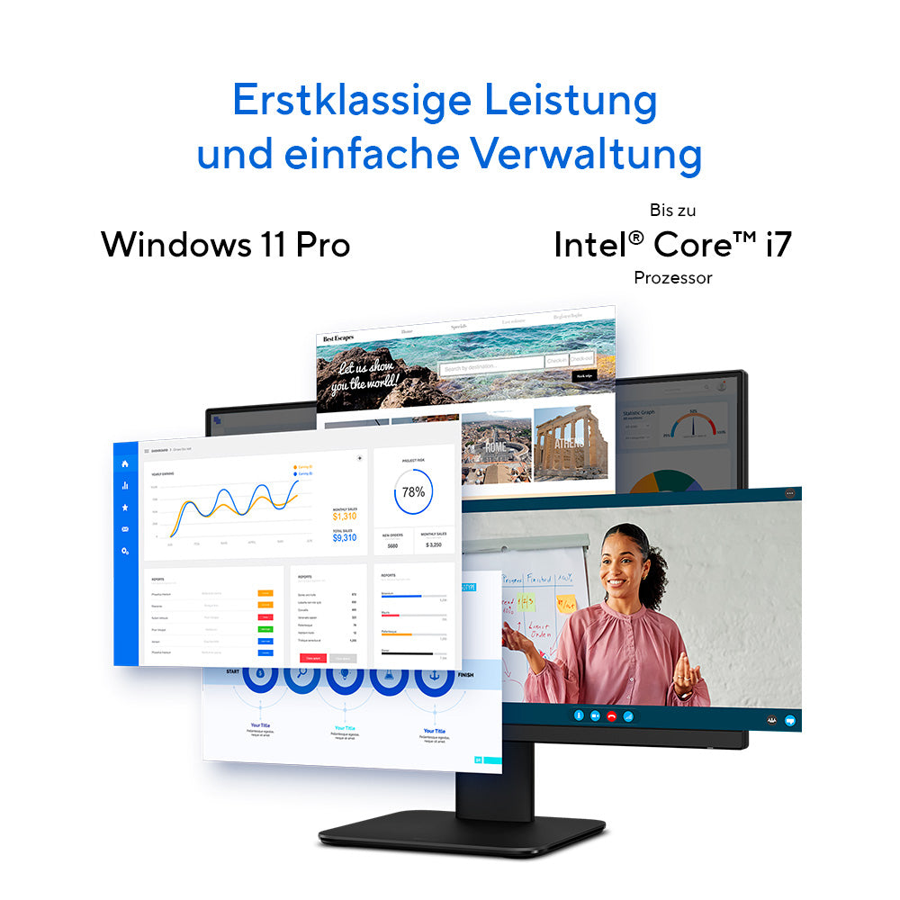 ASUS ExpertCenter P400 AiO P470VAK-BPE124X Intel® Core™ i7 i7-13620H 68,6 cm (27") 1920 x 1080 Pixel All-in-One-PC 16 GB DDR5-SDRAM 512 GB SSD Windows 11 Pro Wi-Fi 6E (802.11ax) Schwarz