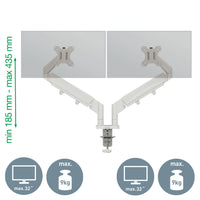 Leitz 65370085 Flachbildschirm-Tischhalterung 81,3 cm (32") Tisch/Bank Grau