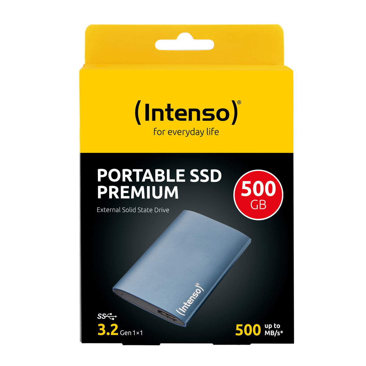 Intenso Premium Edition 500 GB Micro-USB B 3.2 Gen 1 (3.1 Gen 1) Blau