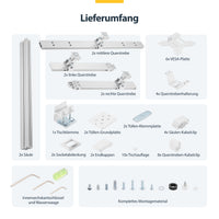 StarTech.com 6-MONITOR-ARM-A Flachbildschirm-Tischhalterung 81,3 cm (32") Tisch/Bank Weiß