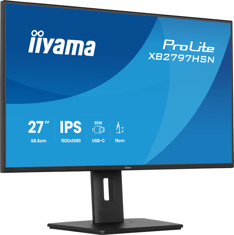 iiyama ProLite XB2797HSN-B1 Computerbildschirm 68,6 cm (27") 1920 x 1080 Pixel Full HD LCD Schwarz