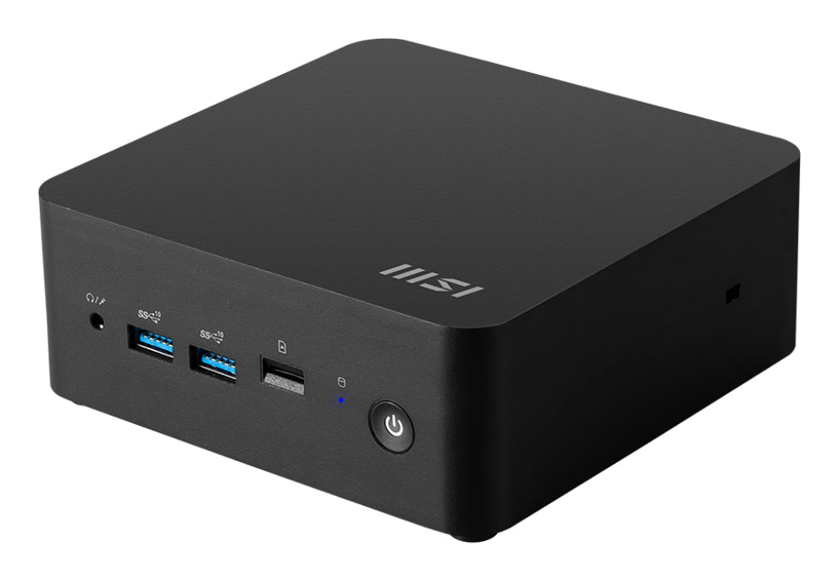 MSI Cubi NUC AI 1UMG-022AT Intel Core Ultra 7 155H 16 GB DDR5-SDRAM 1 TB SSD Windows 11 Pro Mini-PC Schwarz